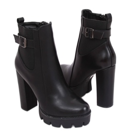 Botas negras con plataforma NS069P Black negro