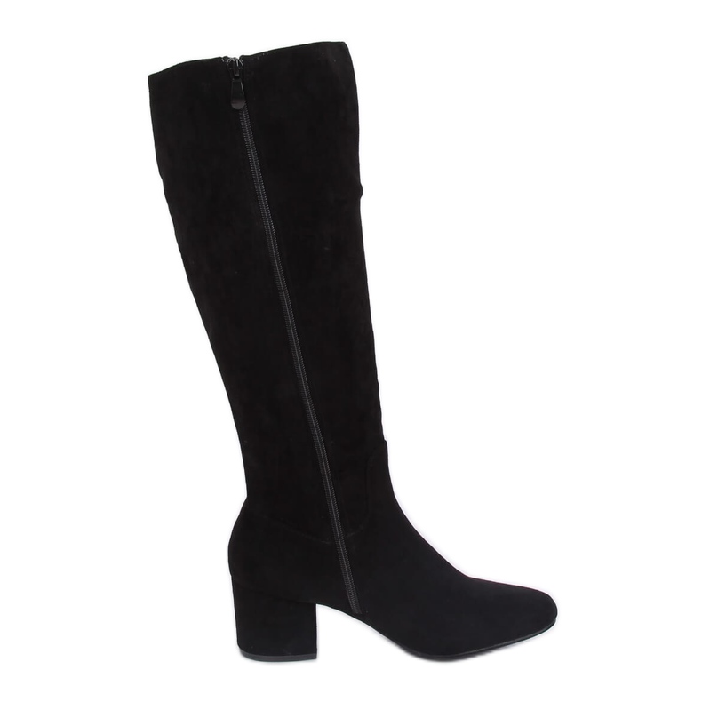 Botas negras de tacon alto YQ218P Black negro