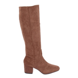 Tacones marrones YQ218P Camel marrón