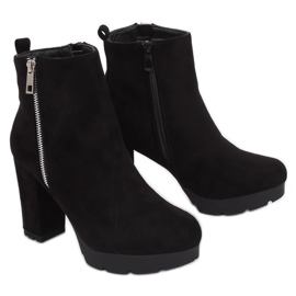 Botas en el poste negro 0-282 Negro