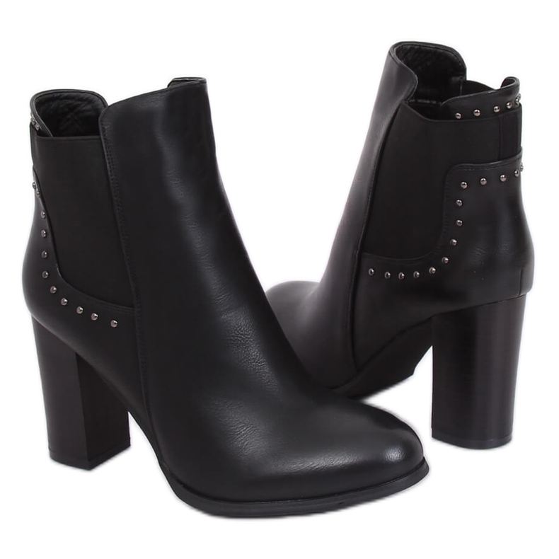 Tacones altos clásicos negro 88097 Negro