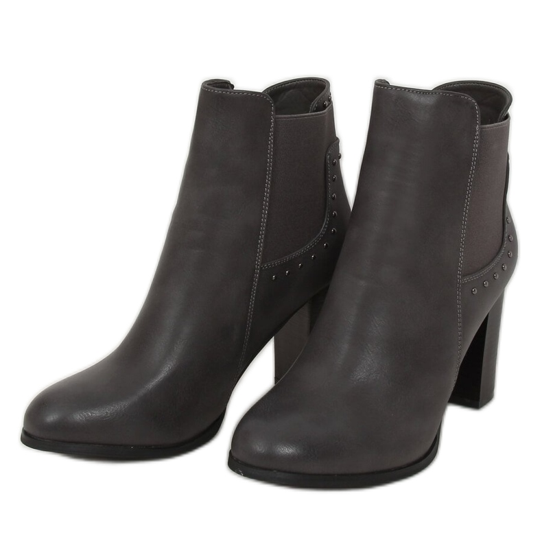 Tacones altos gris clásico gris 88097 gris