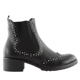 Botas negras con tachuelas Jodhpur FC-H63 Black negro