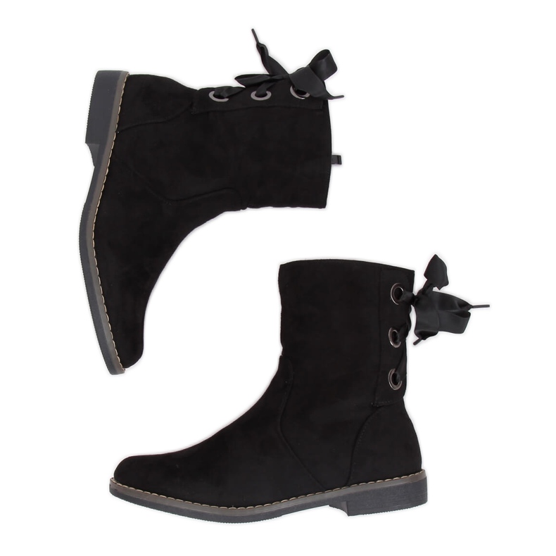 Tacones negros planos 5696 Black