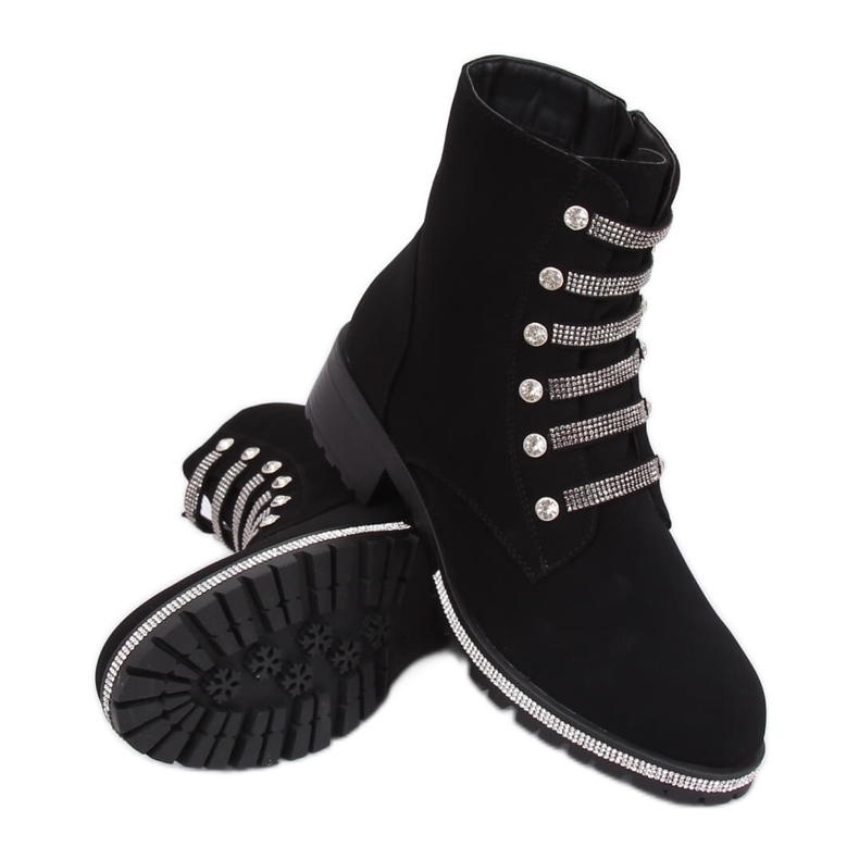 Botas militares negras CH1818-2 Black negro Botas militares negras CH1818-2 Black negro