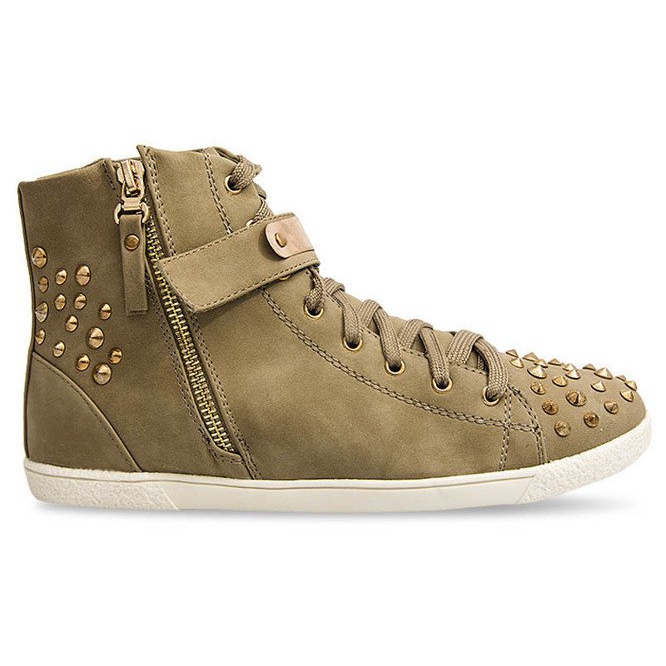 Zapatillas Altas Con Tachuelas G911 Caqui verde