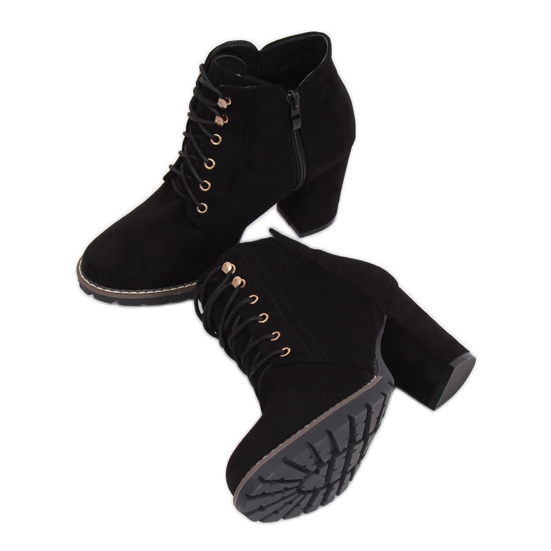 Botas negras de tacón 995-30 Black negro Botas negras de tacón 995-30 Black negro