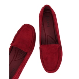Mocasines granate mujer R812-1 Wine rojo