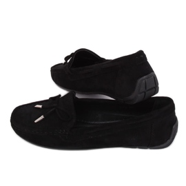 Mocasines de mujer negros R812 Black