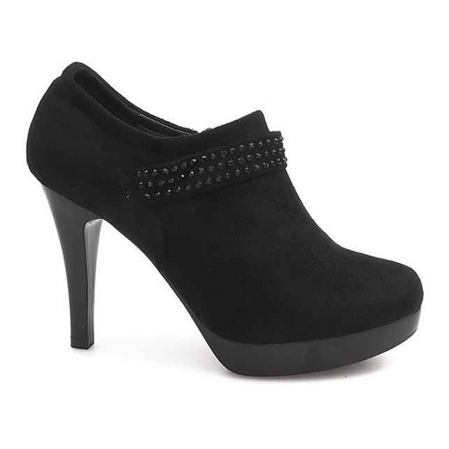 Botas Elegantes De Tacón Alto 9214-1 Negro