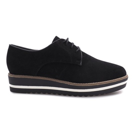 Zapatos con cordones negros de Paulette
