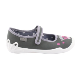 Calzado infantil befado 114Y370 rosa gris