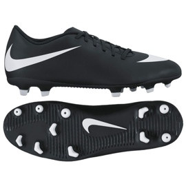 Negro Zapatos de fútbol Nike Bravatia Ii Fg M 844436-001
