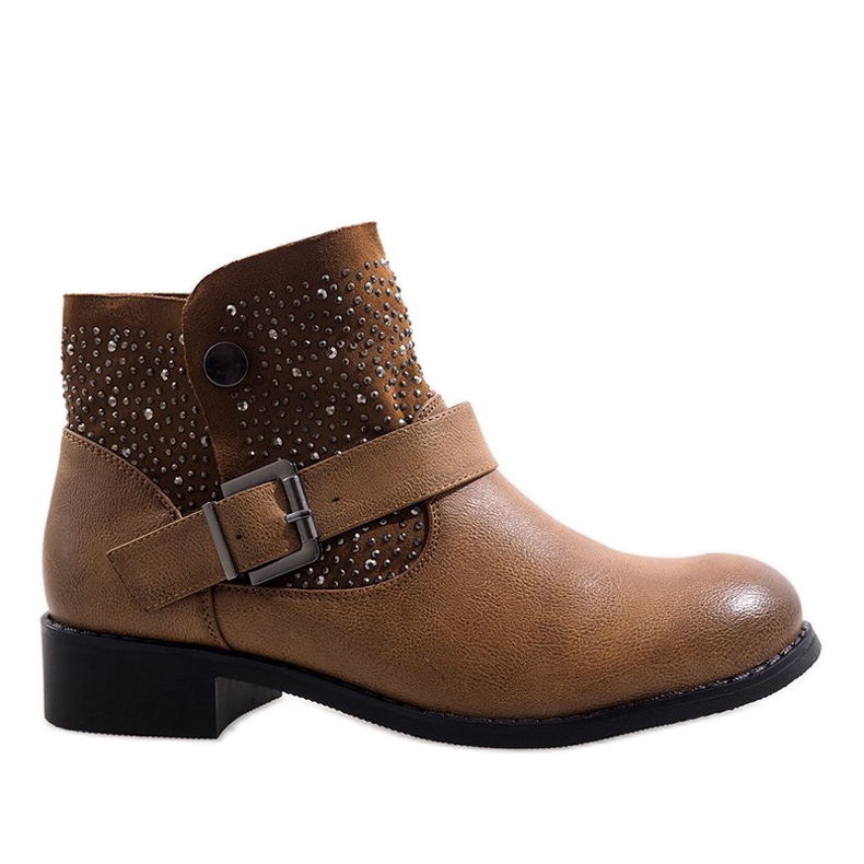 Botas camel BY95 marrón