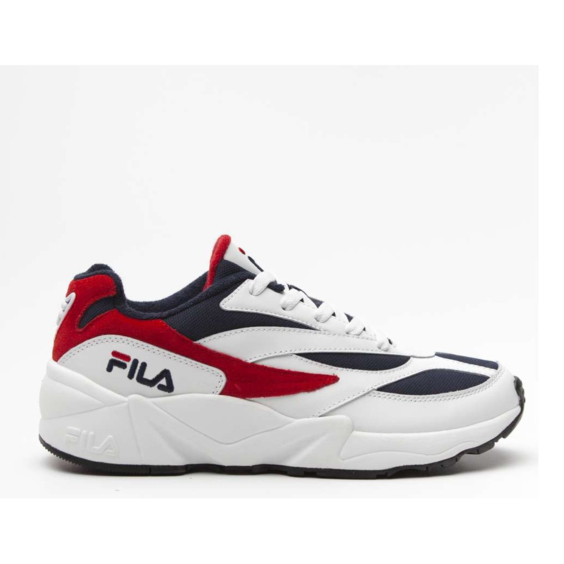 V94m Bajo 01M Blanco FILA Azul marino FILA Rojo negro