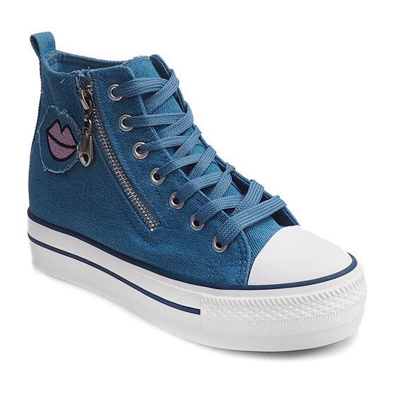 Zapatillas High Denim K3031 Azul Marino