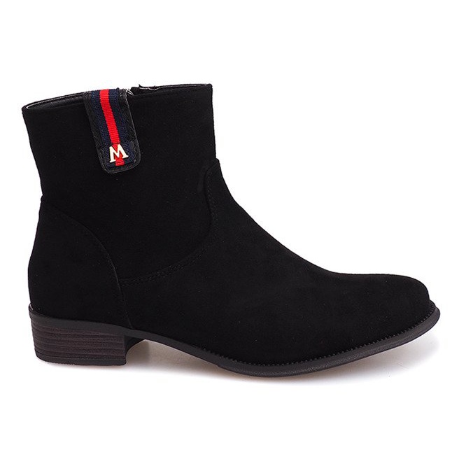 Botines de ante Jodhpur 8H8588 Negro