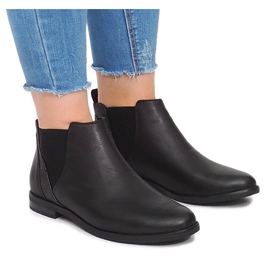 Botines negros con goma de borrar 951-PA