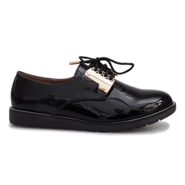 Zapatos lacados negros de Rose