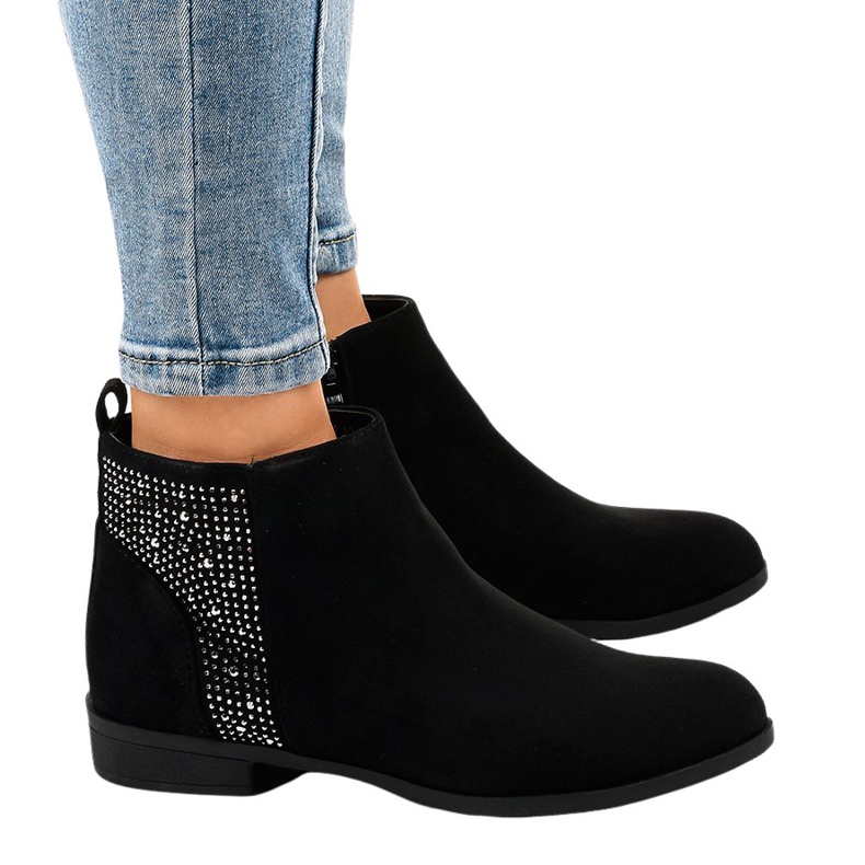 Botas de ante negro L1211 Botas de ante negro L1211