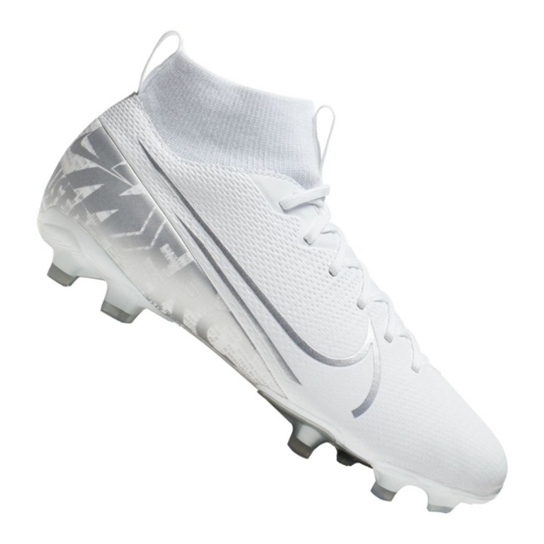 Calzado de fútbol Nike Superfly 7 Academy Mg Jr AT8120-100 blanco blanco Calzado de fútbol Nike Superfly 7 Academy Mg Jr AT8120-100 blanco blanco