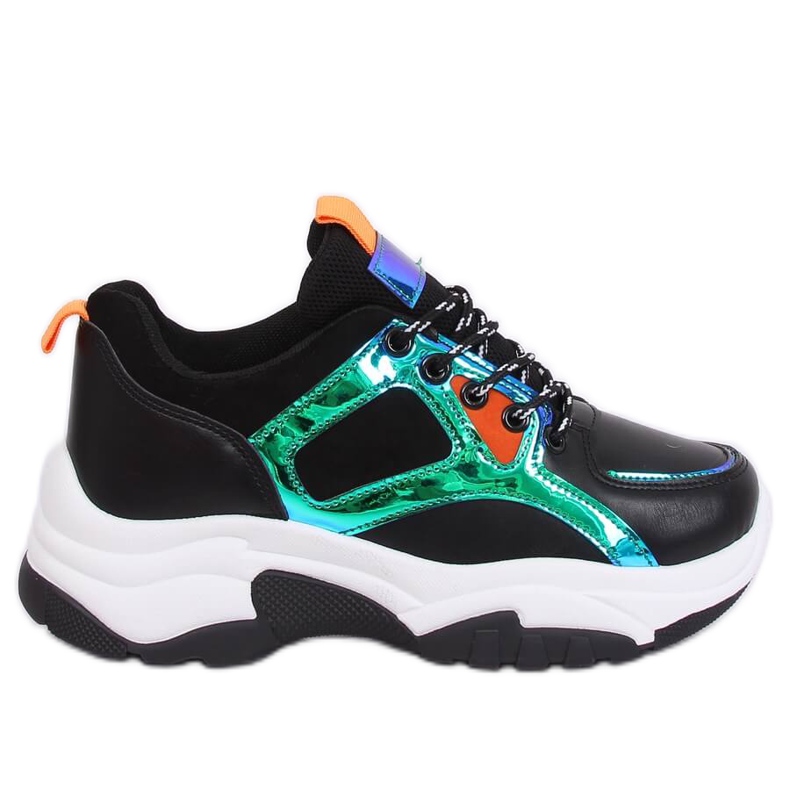 Black CB-19055 Zapatillas deportivas negras negro