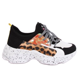 Calzado deportivo blanco y negro HL-04 Negro multicolor