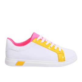 Zapatillas de mujer W-3116 Yellow blanco multicolor