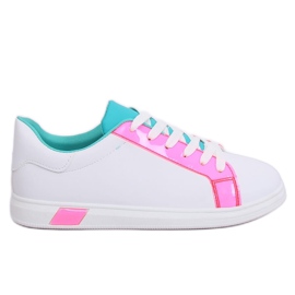 Zapatillas de mujer W-3116 Fushia blanco multicolor