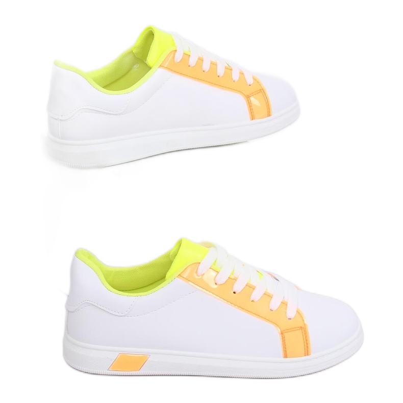 Zapatillas de mujer W-3116 Orange blanco amarillo