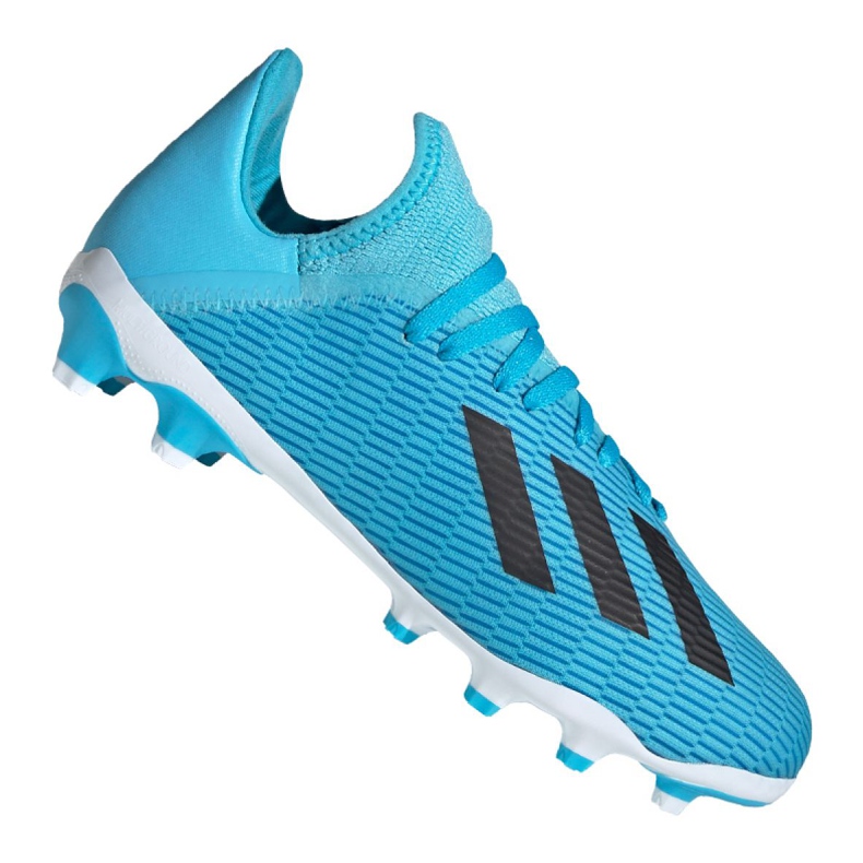 Botas de fútbol adidas X 19.3 Mg Jr EF7550 azul azul