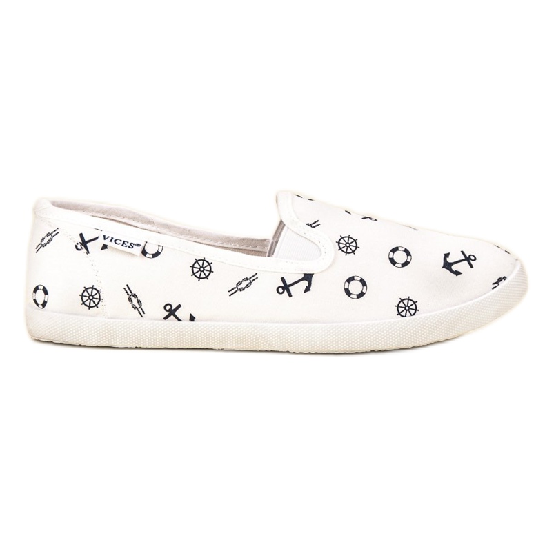 Vices Marinero slipons vicios blanco