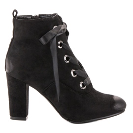 Vinceza Botas de ante negras negro Vinceza Botas de ante negras negro