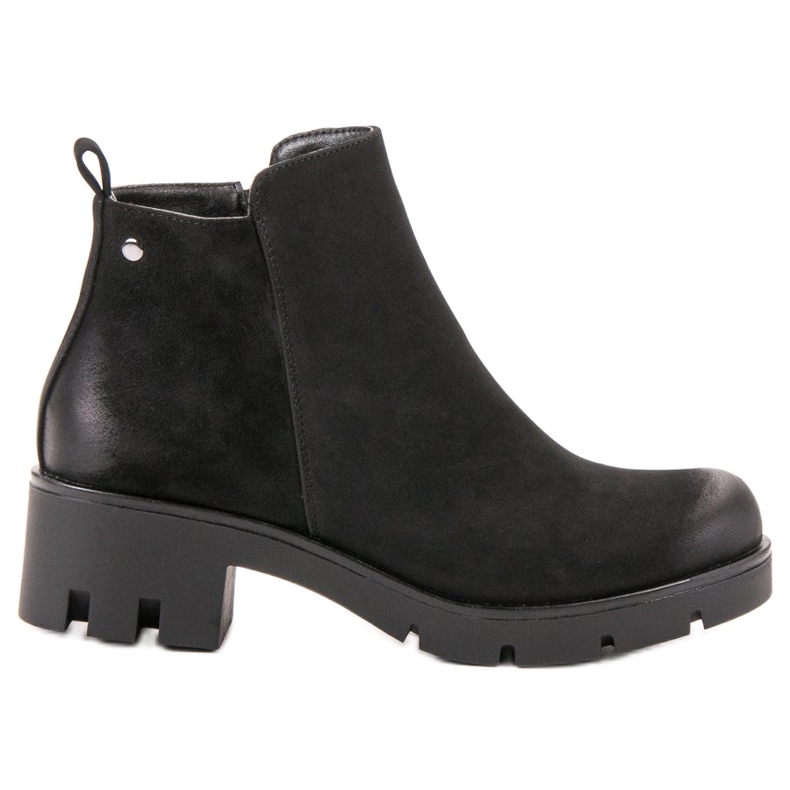Cómodas botas de tacón VINCEZA negro