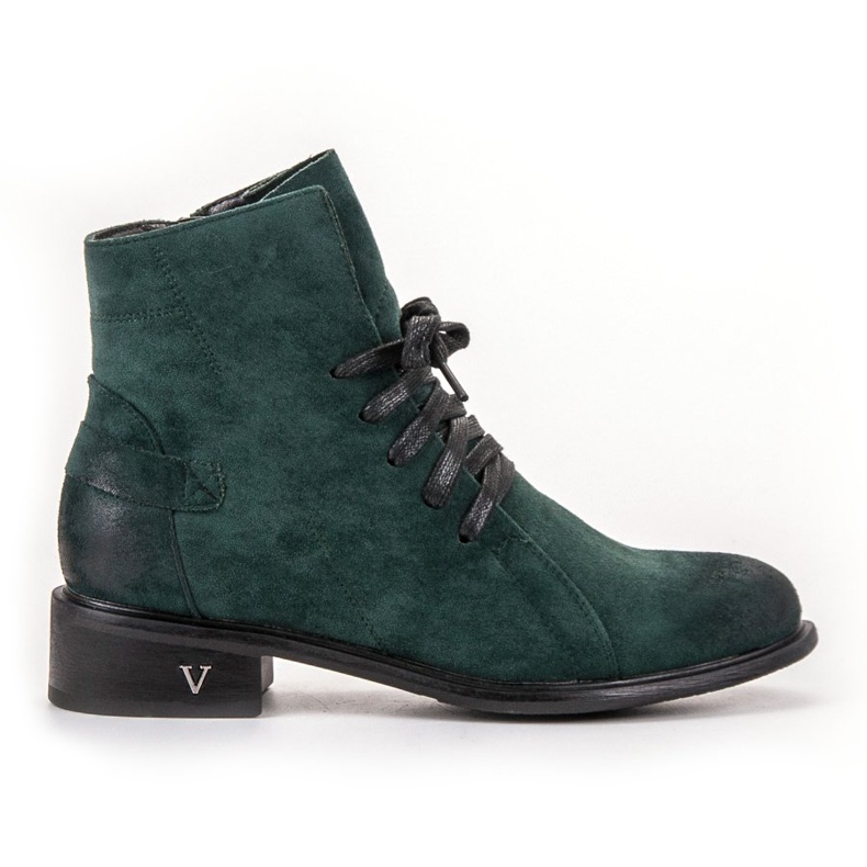 Vinceza Botas de mujer verde oscuro