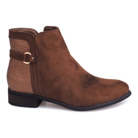 Botines de ante Chelsea Boots HQ873 Camel marrón