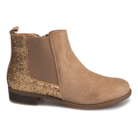 Botines Ante Jodhpur C178 Beige Botines Ante Jodhpur C178 Beige