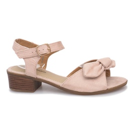 Sandalias nude de tacón alto de Noemia beige