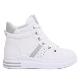 Zapatillas blancas CB-19078 BLANCO / PLATA