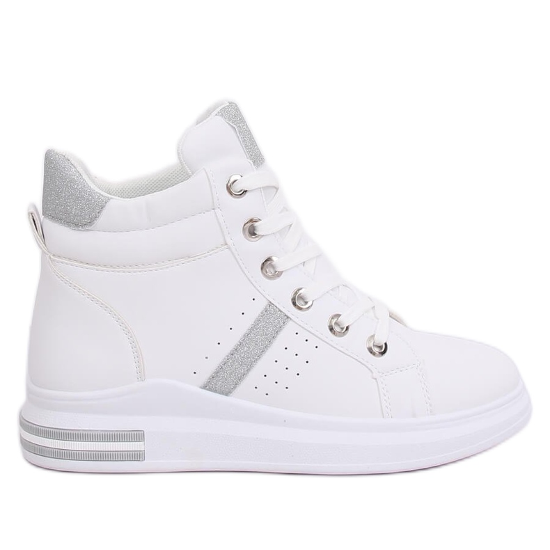Zapatillas blancas CB-19078 BLANCO / PLATA