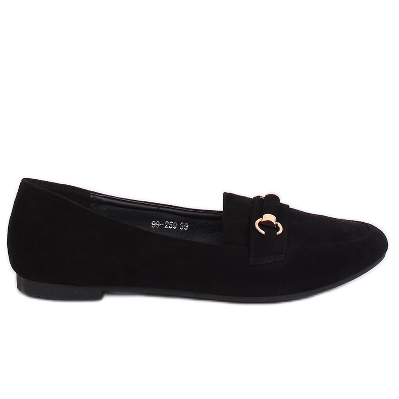 Mocasines de mujer negros 99-259 Black