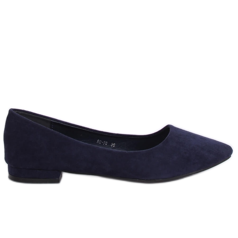 Bailarinas con puntera almendra azul marino RC-76 Navy