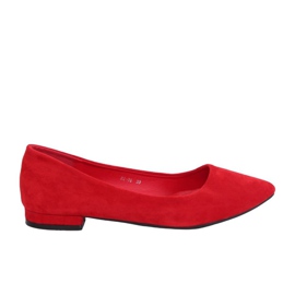 Bailarinas con puntera almendra rojo RC-76 Rojo