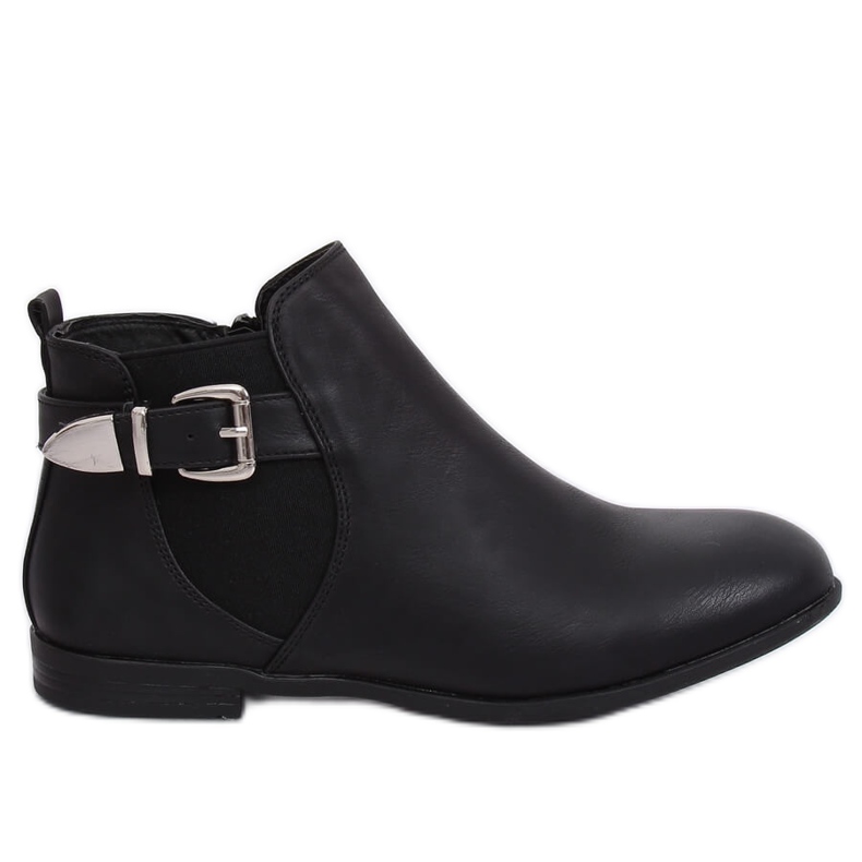 Negro Botas Jodhpur C206-1 Negro