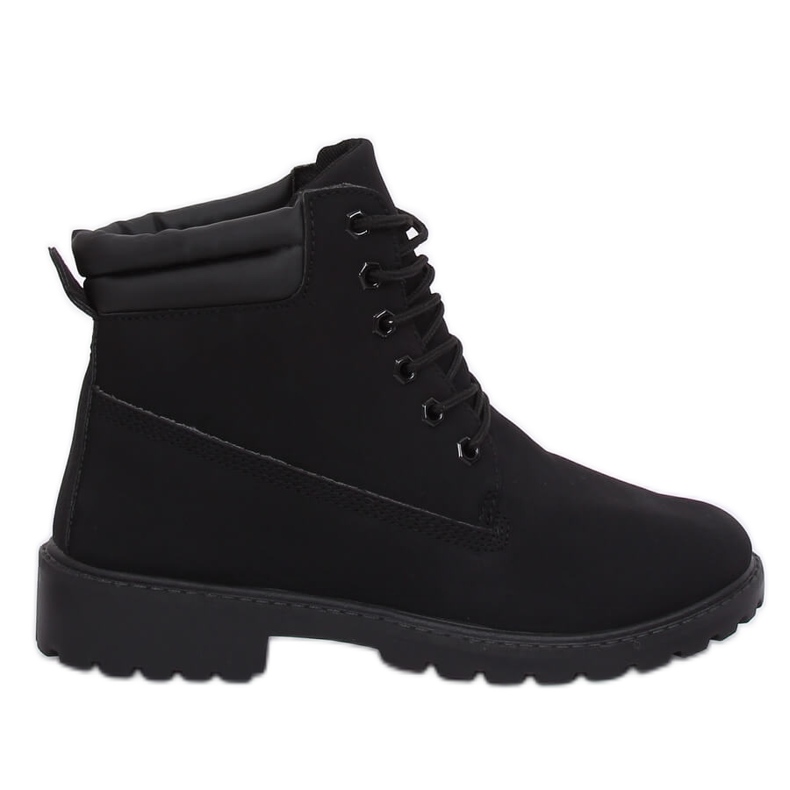 Botas de madera de mujer negras W-3033 Black negro