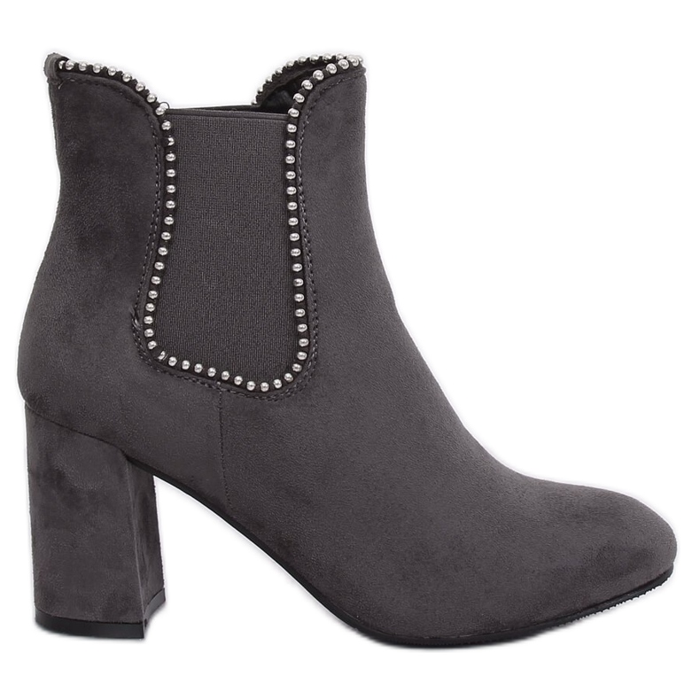 Gris Botas de tacón 7392-GA Gris Gris Botas de tacón 7392-GA Gris