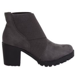 Gris Botas de tacón alto BH151-KB Gris