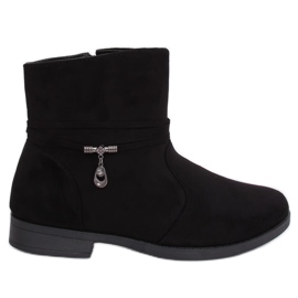 Botas de mujer ante negro MP-53 Black Botas de mujer ante negro MP-53 Black