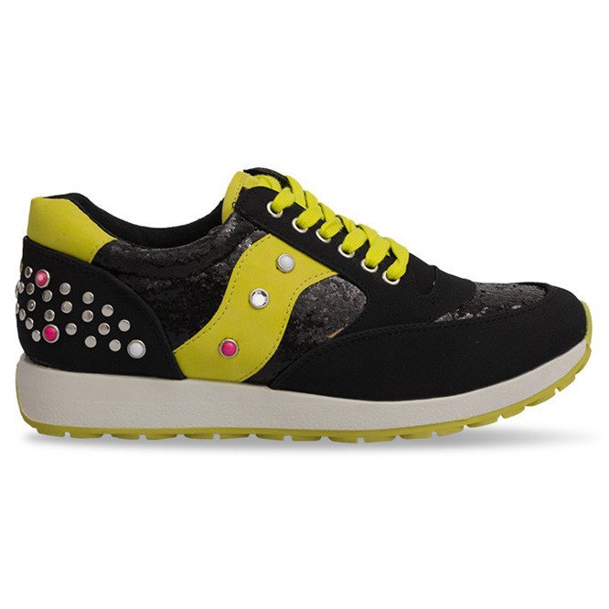 Zapatillas Sport Running A738 Negro multicolor Zapatillas Sport Running A738 Negro multicolor