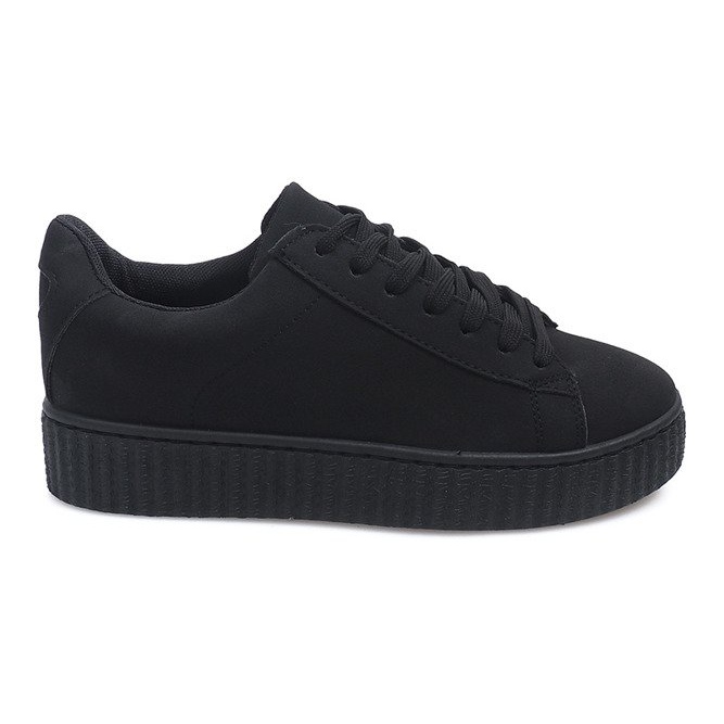 Botas Creepers Sobre Plataforma MB-1 Negra negro